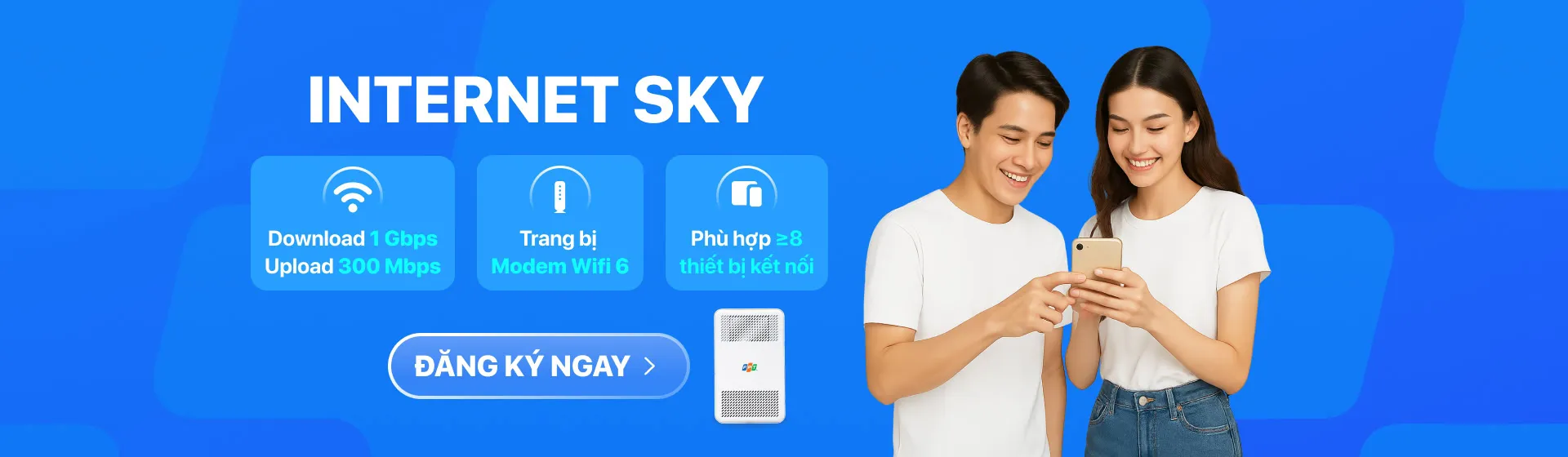 Banner Internet SKY